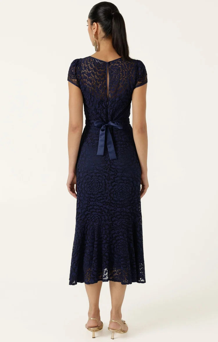 Sacha Drake Affair Of Honour Dress - Navy Lace COMING SOON