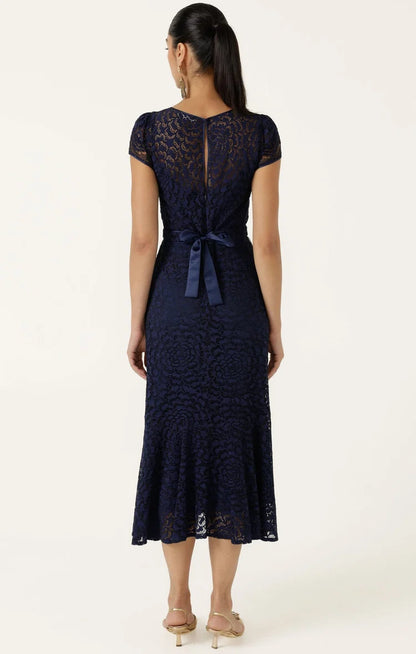 Sacha Drake Affair Of Honour Dress - Navy Lace COMING SOON