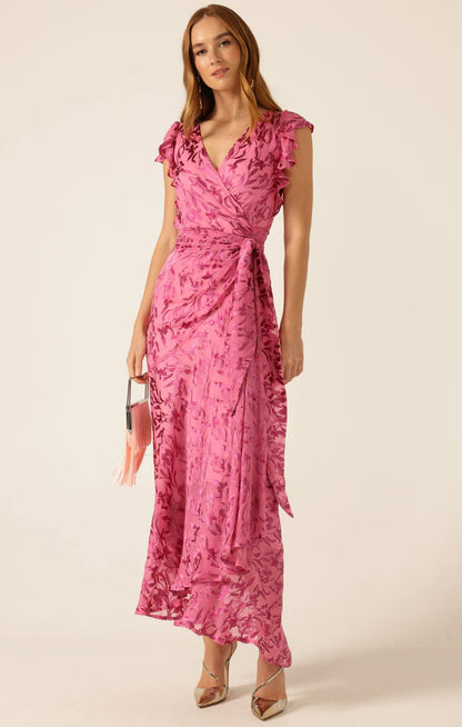 Sacha Drake Bella Rose Maxi Wrap Dress - COMING SOON