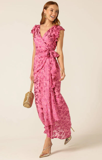 Sacha Drake Bella Rose Maxi Wrap Dress - COMING SOON