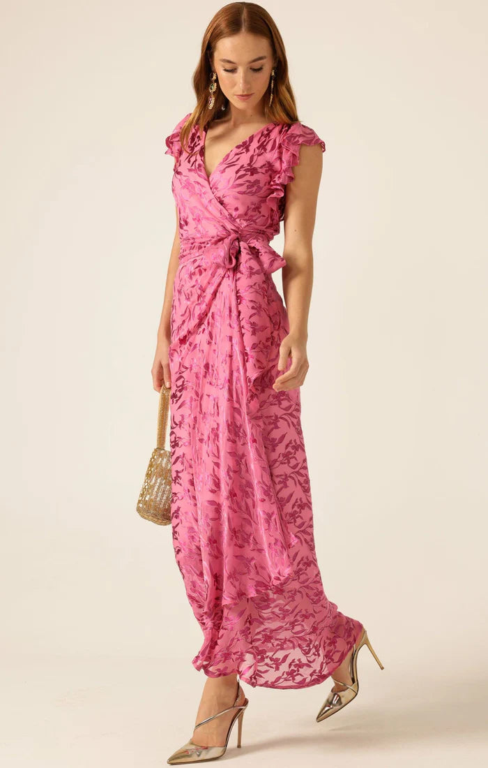 Sacha Drake Bella Rose Maxi Wrap Dress - COMING SOON