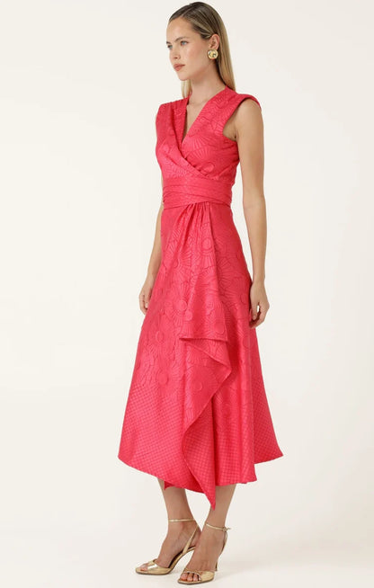 Sacha Drake Camelia Wrap Dress - Pink COMING SOON