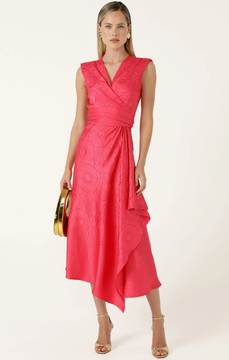 Sacha Drake Camelia Wrap Dress - Pink COMING SOON