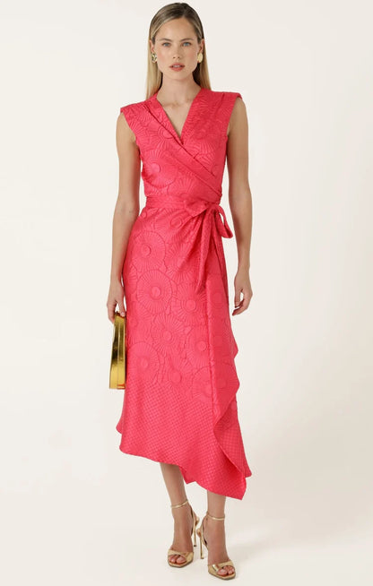 Sacha Drake Camelia Wrap Dress - Pink COMING SOON