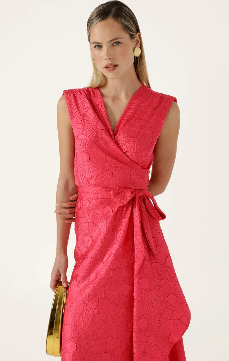 Sacha Drake Camelia Wrap Dress - Pink COMING SOON