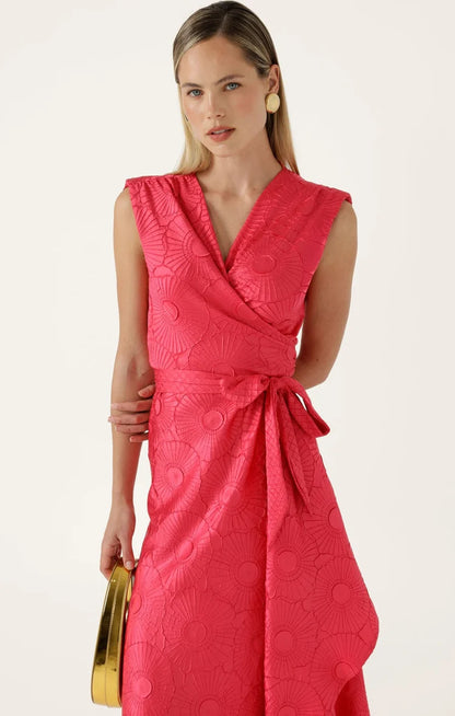 Sacha Drake Camelia Wrap Dress - Pink COMING SOON