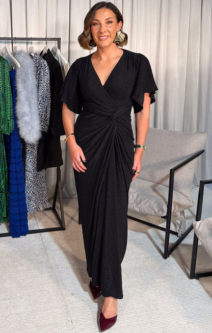 Sacha Drake The Emporium Maxi Dress in Black