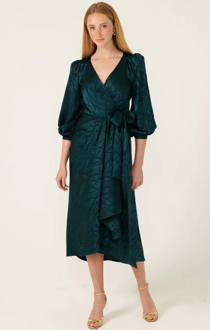 Sacha Drake Michaella Wrap Dress - Teal