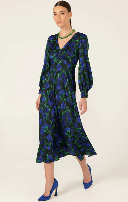 Sacha Drake Ophelia Midi Dress - Forest Floral