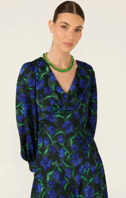 Sacha Drake Ophelia Midi Dress - Forest Floral