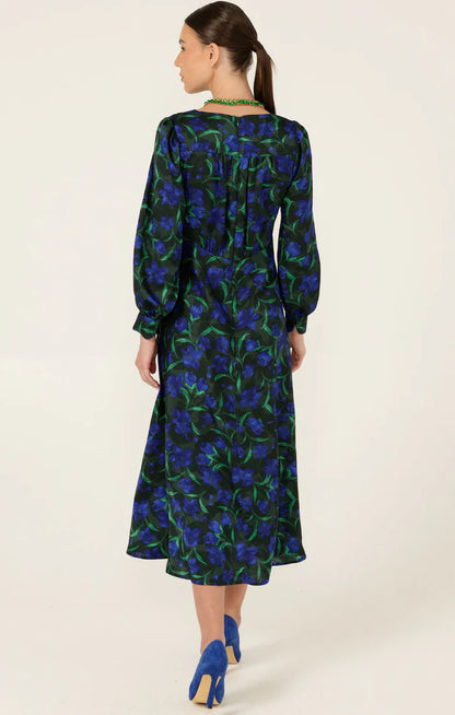 Sacha Drake Ophelia Midi Dress - Forest Floral