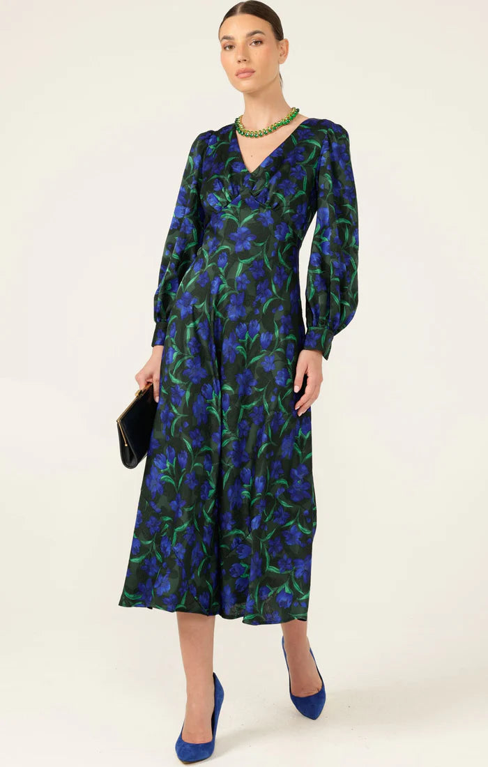 Sacha Drake Ophelia Midi Dress - Forest Floral