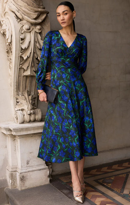 Sacha Drake Ophelia Midi Dress - Forest Floral