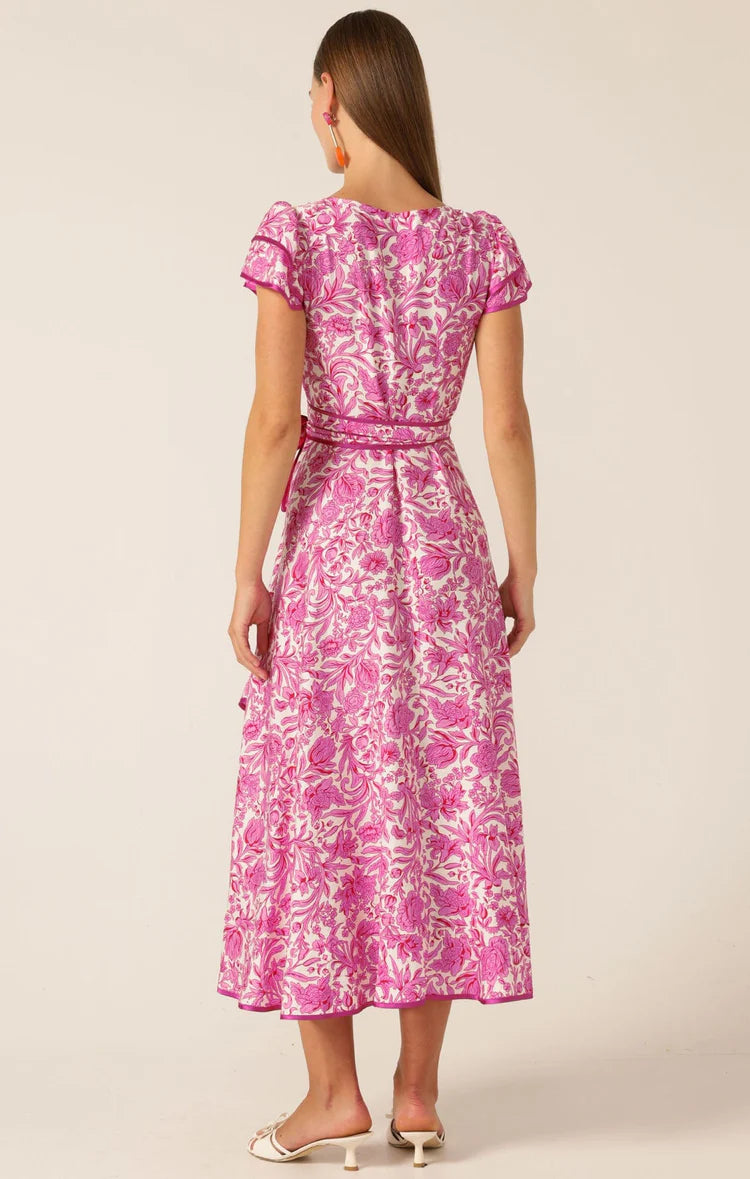 Sacha Drake Sara Ruffle Dress - Pink Floral COMING SOON