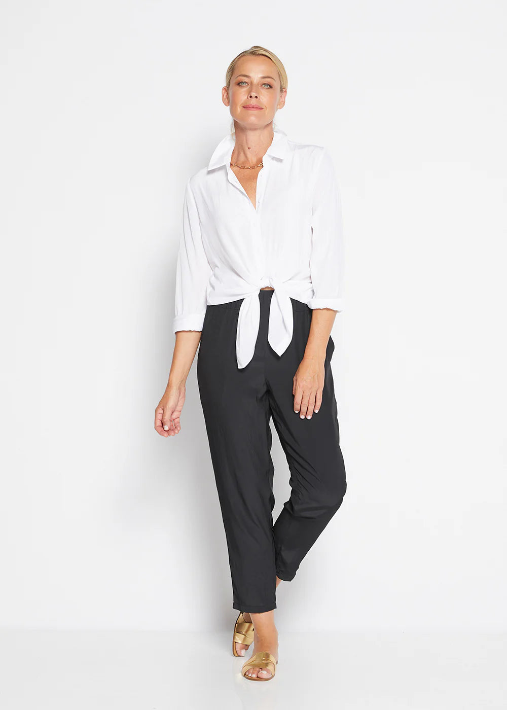 Philosophy Norah Full Length Slim Pant - Ink