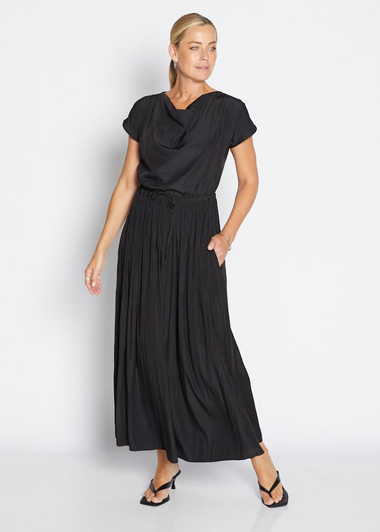 Philosophy Revolver Lustre Maxi Dress - Black