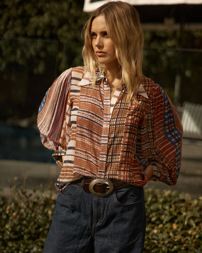 Fate & Becker Rays Shirt - Navy Check