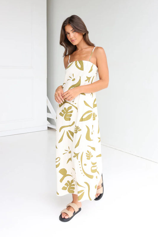Madison The Label Leona Maxi Dress - Tribecca Print
