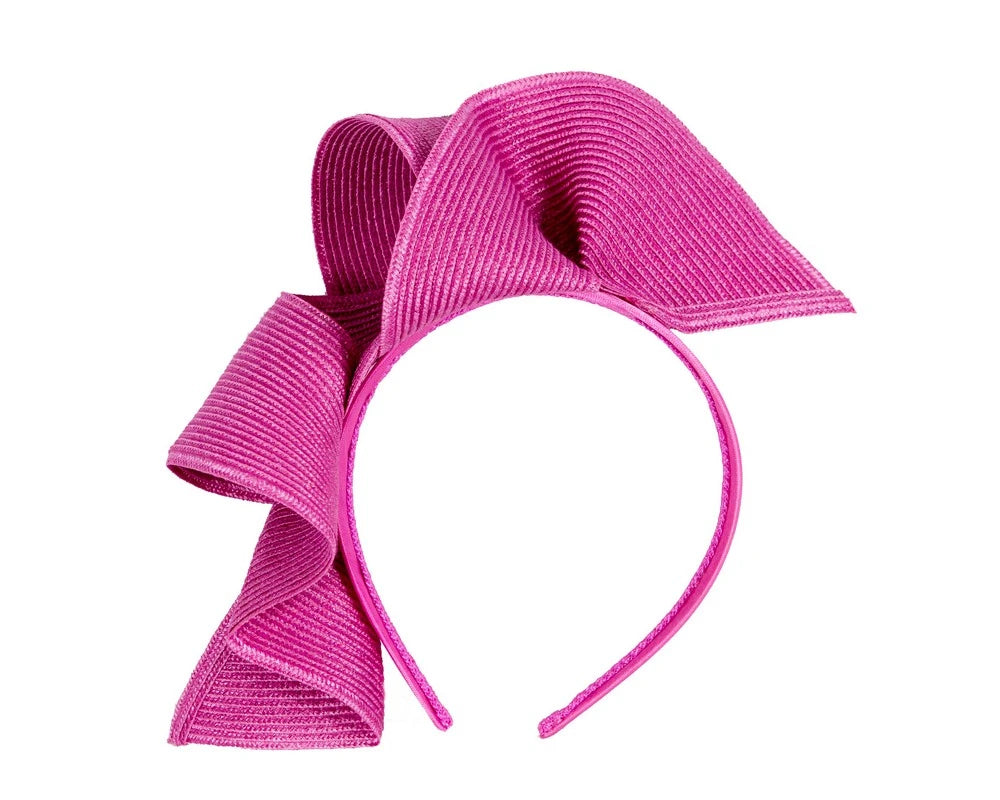 Max Alexander Large Fuchsia Pink Wave Racing Fascinator