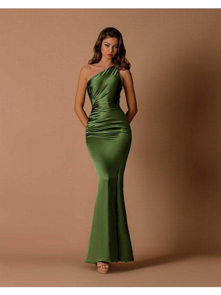 NBM1013 Formal Gown - Olive