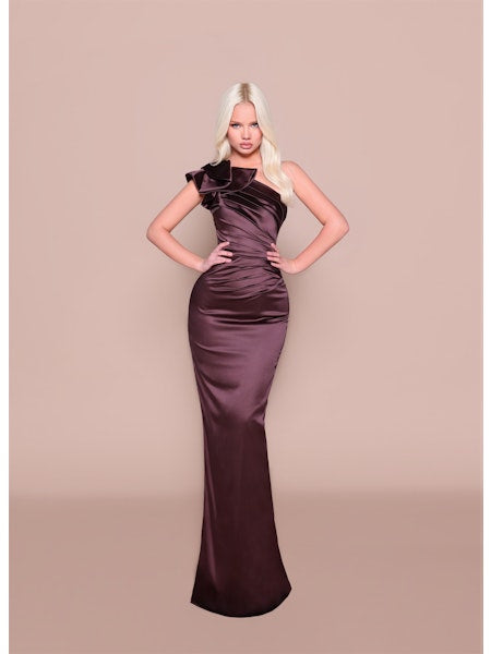 Nicoletta Blair Dress NBM1015 - Burnt Umber