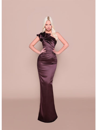 Nicoletta Blair Dress NBM1015 - Burnt Umber