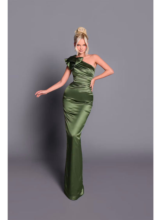 Nicoletta Blair Dress NBM1015 - Olive