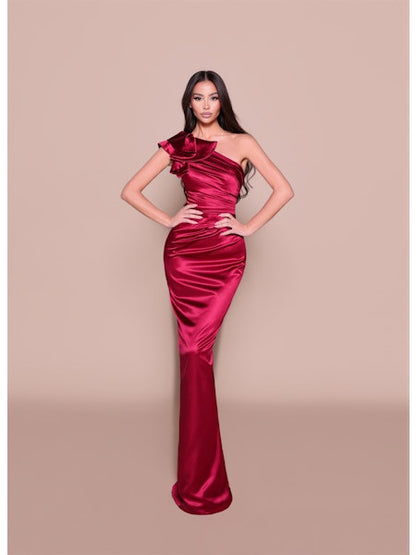 Nicoletta Blair Dress NBM1015 - Wine