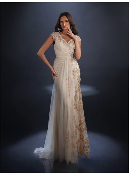 Regina NC4099 Gown - Light Gold