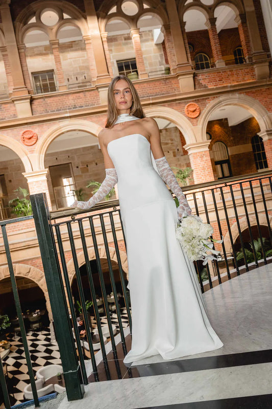 Elliatt Noralyn Strapless Gown - White