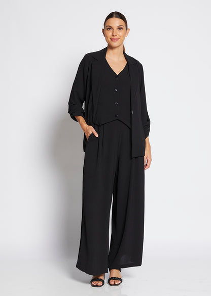 Philosophy Australia Franco Wide Leg Pants - Black