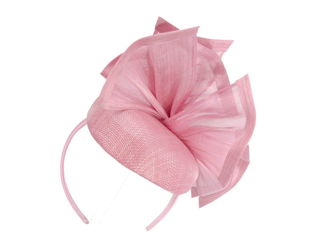 Bespoke Dusty Pink Racing Fascinator