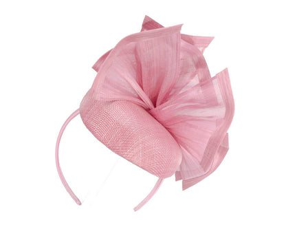 Bespoke Dusty Pink Racing Fascinator