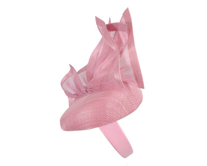 Bespoke Dusty Pink Racing Fascinator