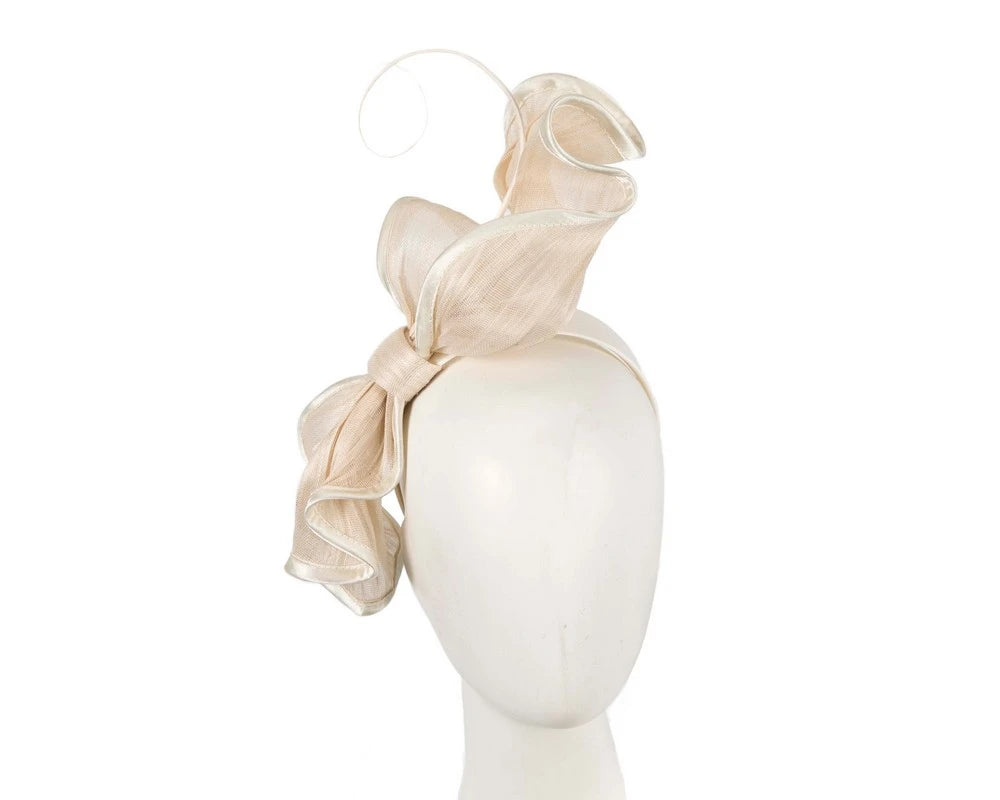 Fillies Collection Cream Racing Fascinator