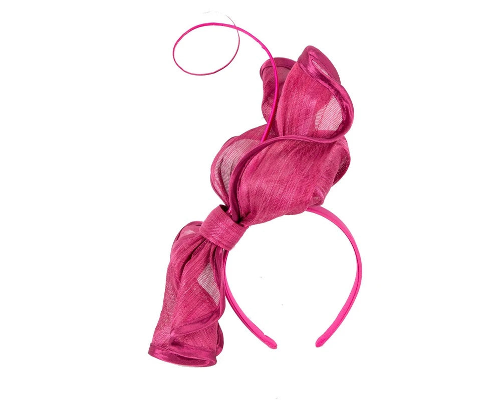 Fillies Collection Fuchsia Pink Racing Fascinator