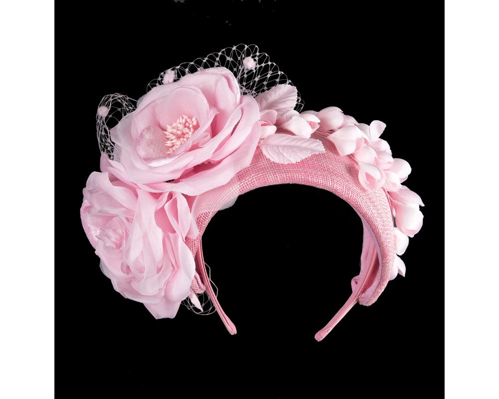 Pink Designers Flower Headband