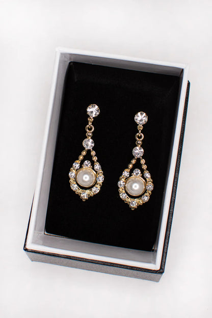 Nova Gold Drop Earring