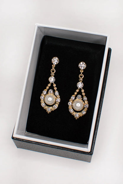 Nova Gold Drop Earring