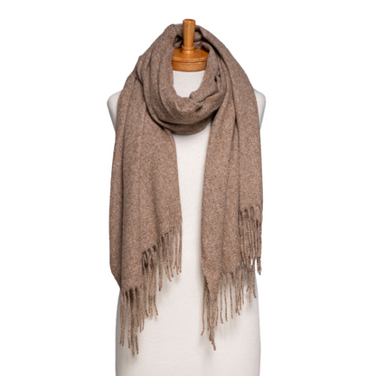 Lux Plain Scarf - Brown