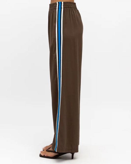 Chocolate Stripe Pannell Pant