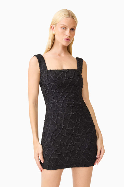 Elliatt Alexandra Tiered Gown in Black