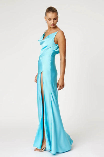 Lexi Monroe Dress - Lagoon Blue