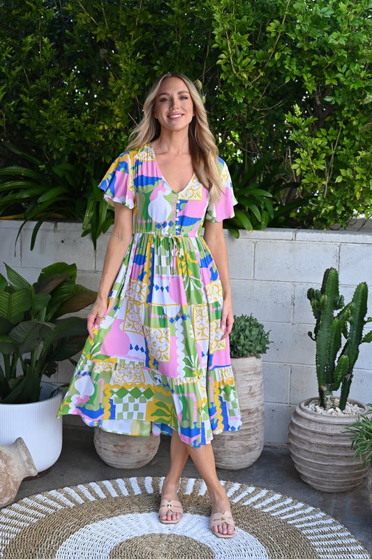 Tropicola Midi Dress