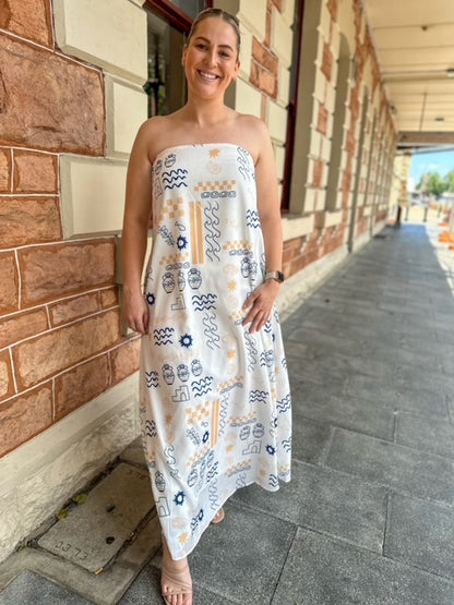 Annabel Strapless Maxi Dress