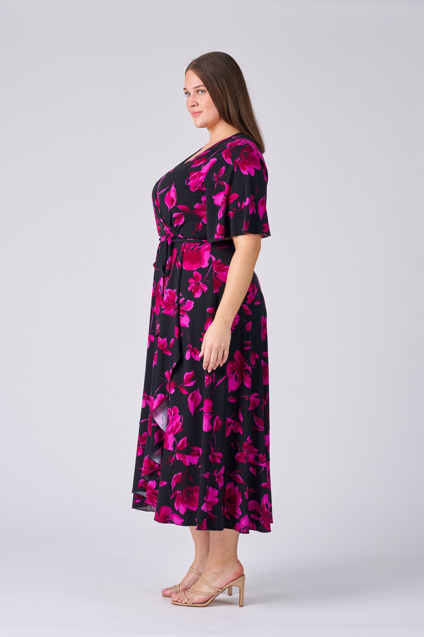 Claudette Mock Wrap Dress