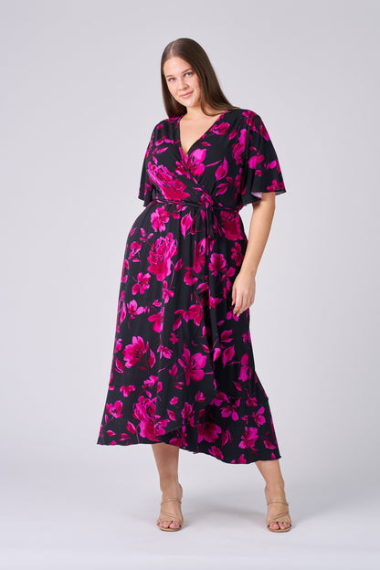 Claudette Mock Wrap Dress