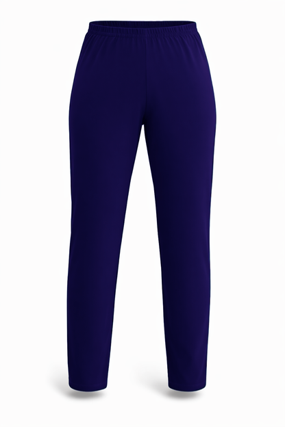 Soft Knit Straight Leg Pant - Navy