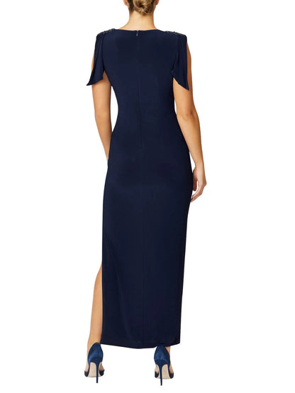 Anthea Crawford Hebe Jersey Gown - Navy
