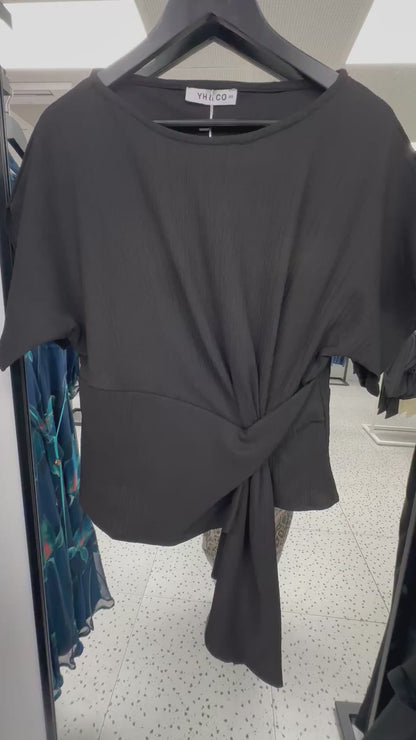 Lux Drape Front Top